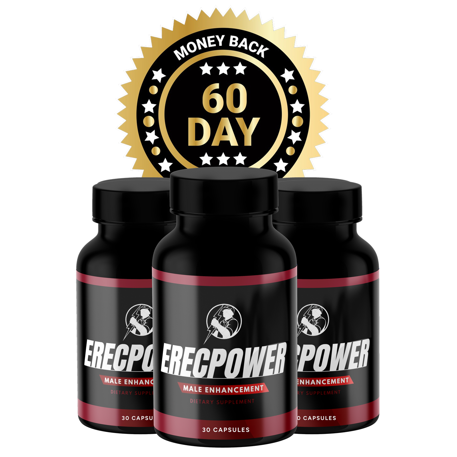 ErecPower three bottles with money back